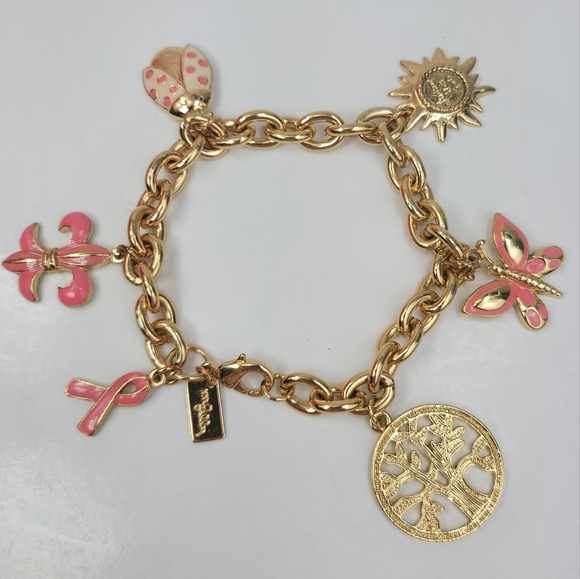 SOLD***Lilly Pulitzer Full Of Hope Charm Bracelet - Picture 2 of 12